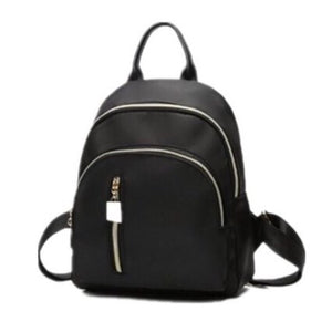 Korean Black Backpack Bag