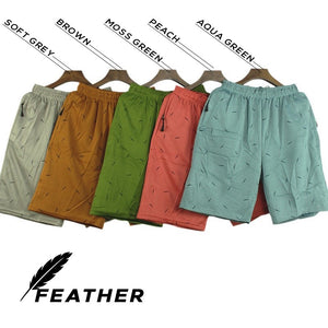 Feather Design Urban Pipe Men’s Shorts