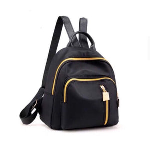 Korean Black Backpack Bag