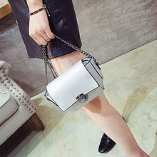 Load image into Gallery viewer, Glossy Fashionable Chain Sling Bag