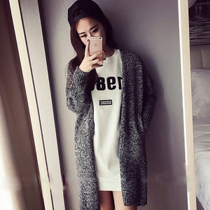 Korean New Fashion Long T-Shirt Dress