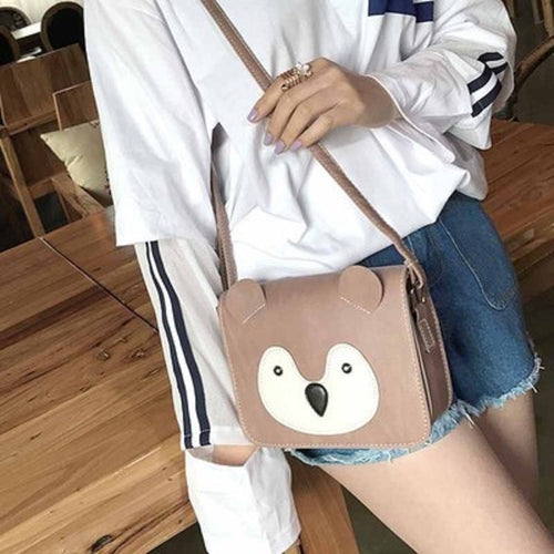 Bear Face Design Sling Bag