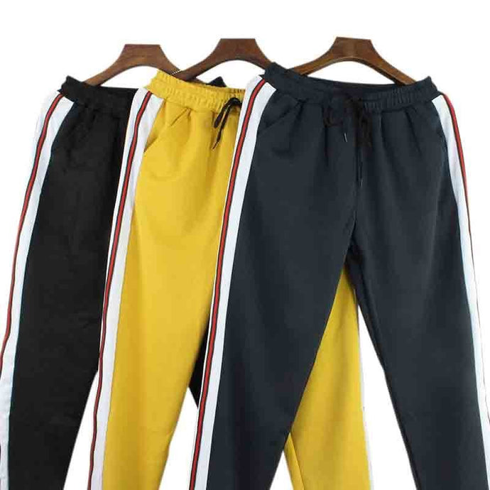 Korean Combi Stripe Jogger Pants Track Pants Unisex