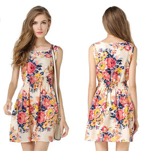 Korean Casual Summer Sleeveless Dress